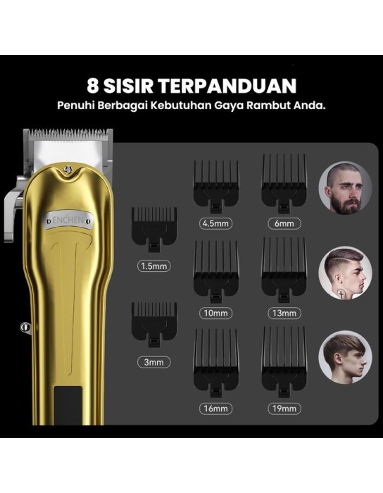 Enchen Hair Clipper Boost 3 USB-C 2000mAh Black