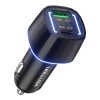 Vention Charger Car 48W 1xUSBC 1xUSBA 30W Max Black FFRB0 Vention Charger Car 48W 1xUSBC 1xUSBA 30W Max Black FFRB0