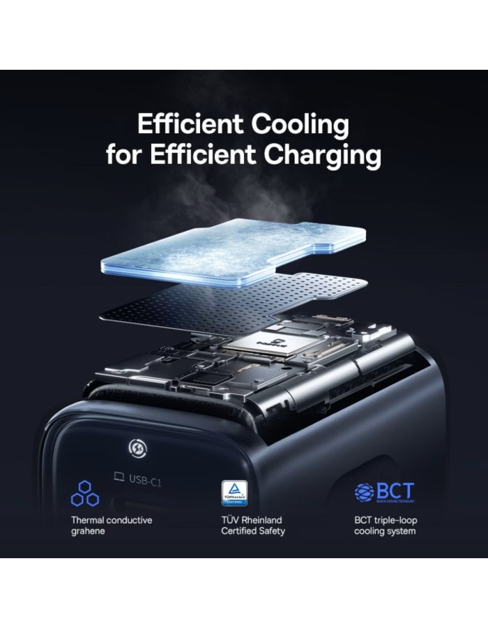 Baseus Charger Wall 67W 2C+U PicoGo AE11 EU Cosmic Black