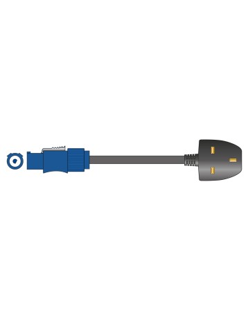 Citronic Twist and Lock to UK Plug Light & Sound Mains Cable 1.5m 114.091UK