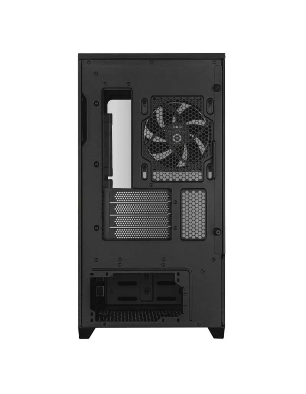 ASUS PC Case Prime mATX Panoramic Curved Tempered Glass Panels Aura Sync Light Band 3x Pre-Installed Fans USB-C AP202 ARGB Black ASUS PC Case Prime mATX Panoramic Curved Tempered Glass Panels Aura Sync Light Band 3x Pre-Installed Fans USB-C AP202 ARGB Black