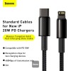 Baseus Cable Lightning to USB-A Tungsten Gold Series Braided 2.0m Black Baseus Cable Lightning to USB-A Tungsten Gold Series Braided 2.0m Black