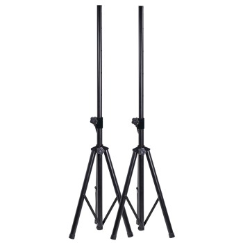 QTX Speaker Stand Floor Set of 2 Stands + Carry Case 181.182UK