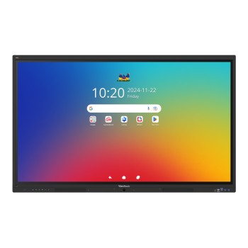 Viewsonic Viewboard Interactive Display Whiteboard 55" 4K Android EDLA 64-Point Touch 2.1 Speakers 8 Mic Array IFP5541-1-1C