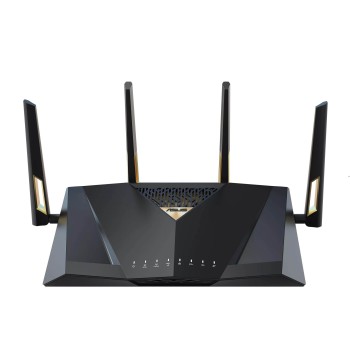 ASUS Router Wi-Fi 7 BE7200 Dual Band Quad 2.5GbE Dual 10G Ports SFP+ MLO VPN AiProtection Pro Guest-Network Pro RT-BE88U