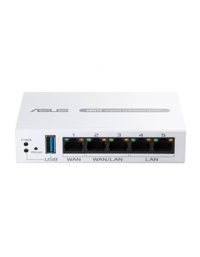 ASUS Router Wired 5-Ports Gigabit VPN Load Balancing Up to 3x WAN VLAN Firewall AiProtection Pro EBG15
