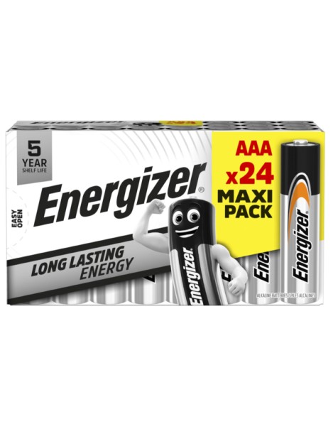 Energizer Batteries Alkaline AAA (24pcs) Alkaline Everyday