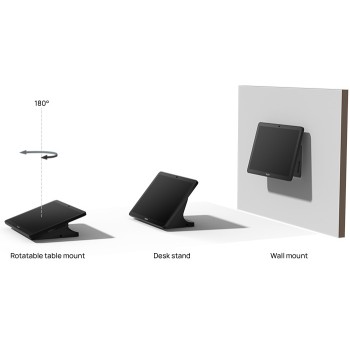 Yealink Bracket Mount Kit Tabletop, Wall & Rotatable Table Lock for CTP25 CTP25-Mounting-KIT