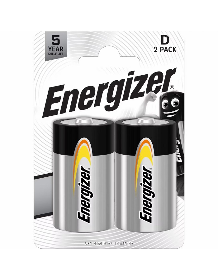Energizer Batteries Alkaline D (2pcs) Alkaline Everyday