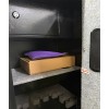 NETPRO Safe Box Gun Cabinet with Fingerprint, Code & Key 145x35x30cm NP-GSB