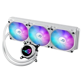 ASUS CPU Liquid Cooler ROG Strix Triple Premium ARGB GEN2 Fans Asetek Gen7 v2 Pump  2.1" IPS LCD Display LC III 360 ARGB LCD White