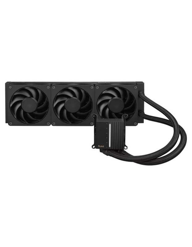 ASUS CPU Liquid Cooler ProArt Triple Alphacool Apex Stealth Triple Fans Illuminated System Status Meter LC 360 Black ASUS CPU Liquid Cooler ProArt Triple Alphacool Apex Stealth Triple Fans Illuminated System Status Meter LC 360 Black