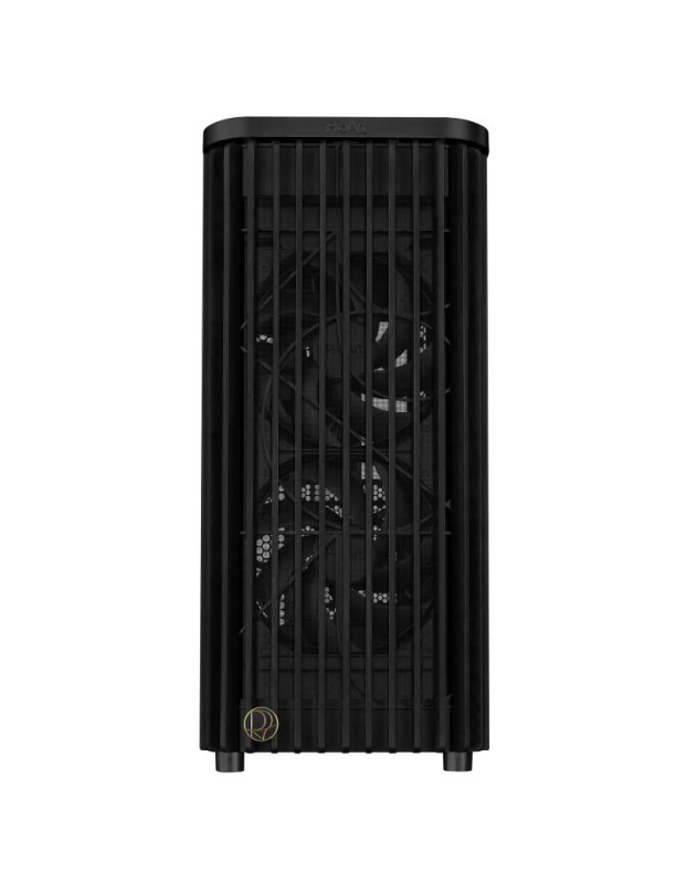 ASUS PC Case ProArt ATX Ash Wood Front Panel Tempered Glass Side Panel 3x Pre-Installed Fans Type-C PA401 Wood Edition Black TG