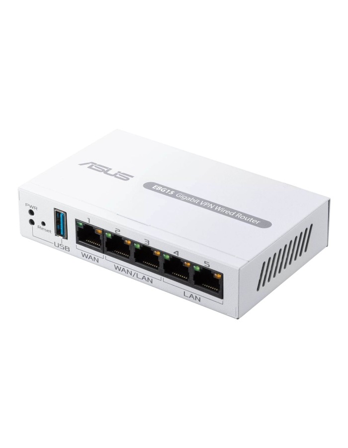 ASUS Router Wired 5-Ports Gigabit VPN Load Balancing Up to 3x WAN VLAN Firewall AiProtection Pro EBG15