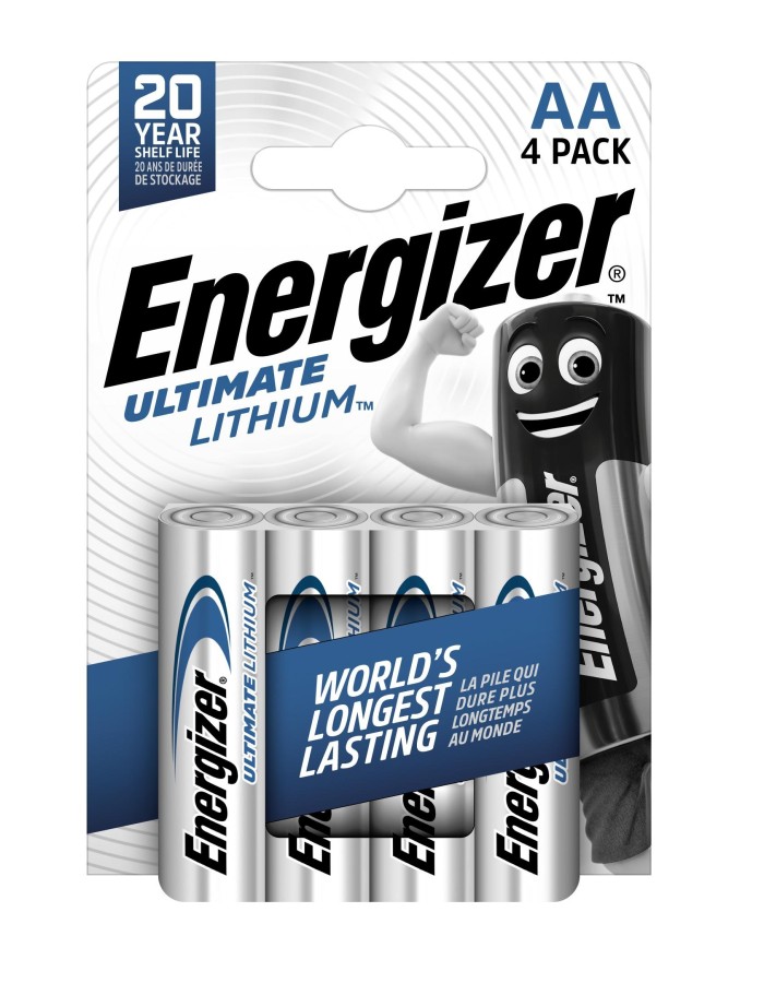 Energizer Batteries Lithium AA (4pcs) Ultimate Lithium