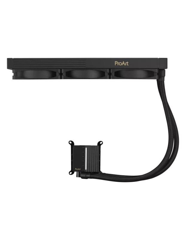 ASUS CPU Liquid Cooler ProArt Triple Alphacool Apex Stealth Triple Fans Illuminated System Status Meter LC 360 Black ASUS CPU Liquid Cooler ProArt Triple Alphacool Apex Stealth Triple Fans Illuminated System Status Meter LC 360 Black