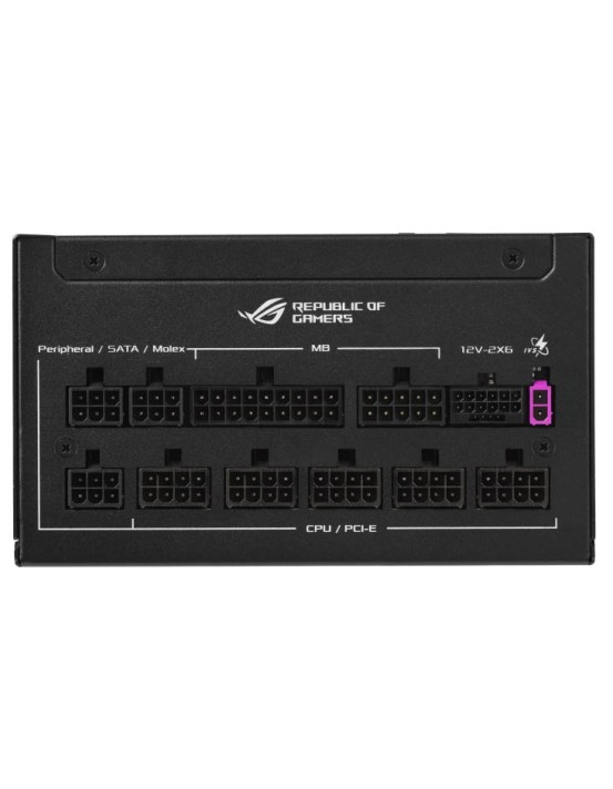 ASUS Power Supply ROG STRIX 80 PLUS Platinum Fully Modular ATX 3.1 PCIe 5.1 GaN MOSFETs Intelligent Voltage Stabilizer 850W Platinum Black ASUS Power Supply ROG STRIX 80 PLUS Platinum Fully Modular ATX 3.1 PCIe 5.1 GaN MOSFETs Intelligent Voltage Stabilizer 850W Platinum Black