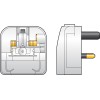 Mercury 2 Pin EU Plug to UK Plug Converter 429.821UK