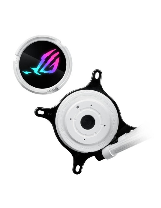 ASUS CPU Liquid Cooler ROG Strix Triple Premium ARGB GEN2 Fans Asetek Gen7 v2 Pump  2.1" IPS LCD Display LC III 360 ARGB LCD White