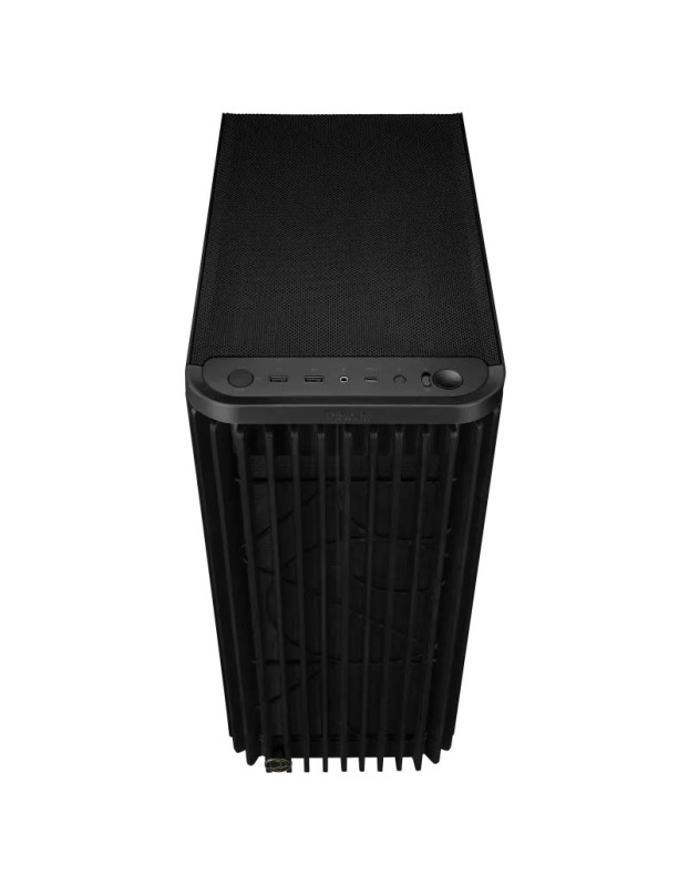 ASUS PC Case ProArt ATX Ash Wood Front Panel Tempered Glass Side Panel 3x Pre-Installed Fans Type-C PA401 Wood Edition Black TG