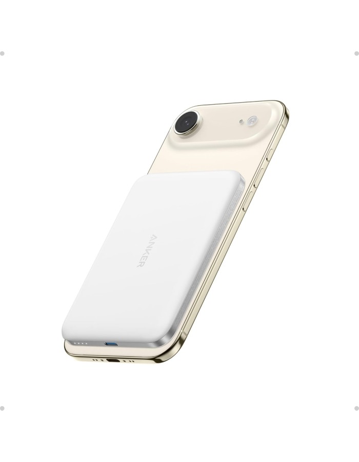 Anker Mobile Powerbank Wireless 5000 MagGo 15W Qi2 White Anker Mobile Powerbank Wireless 5000 MagGo 15W Qi2 White