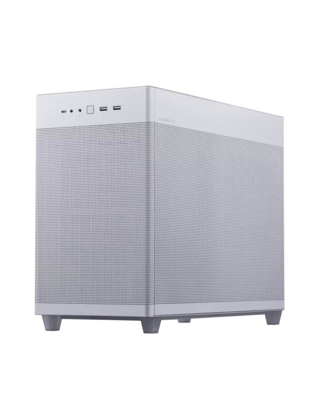 ASUS PC Case Prime mATX Quasi-Filter Mesh Tool-Free Side Panels 1x Pre-Installed Fan USB-C AP201 Mesh White ASUS PC Case Prime mATX Quasi-Filter Mesh Tool-Free Side Panels 1x Pre-Installed Fan USB-C AP201 Mesh White