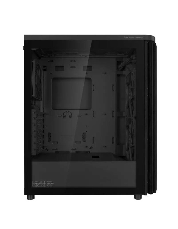 ASUS PC Case ProArt ATX Ash Wood Front Panel Tempered Glass Side Panel 3x Pre-Installed Fans Type-C PA401 Wood Edition Black TG