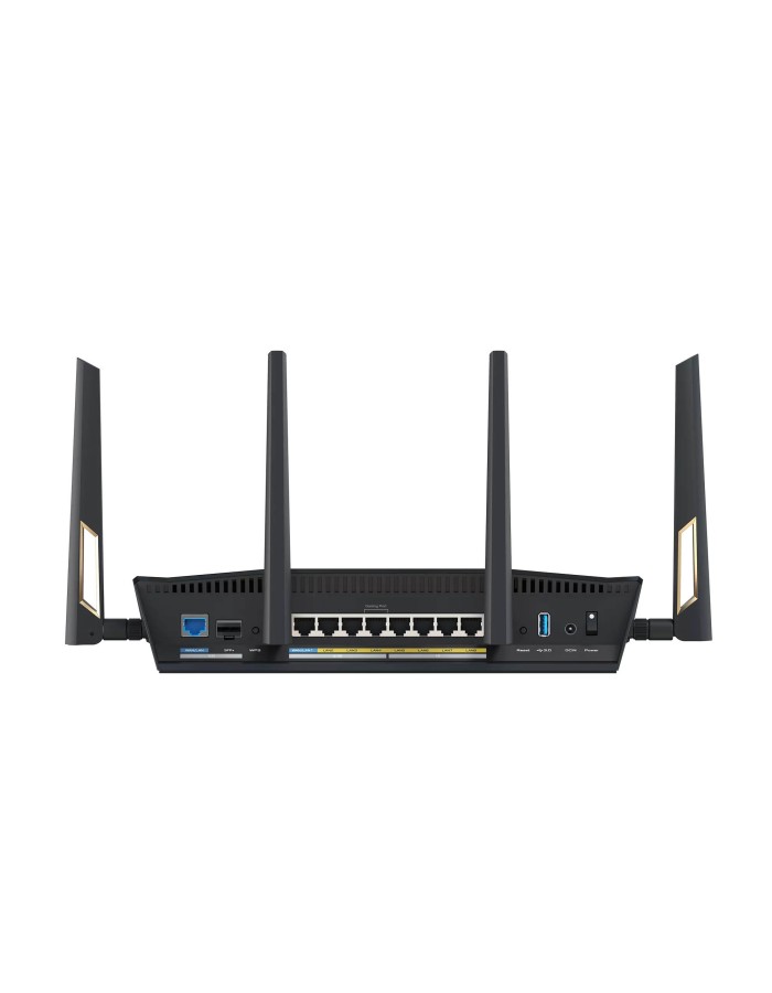 ASUS Router Wi-Fi 7 BE7200 Dual Band Quad 2.5GbE Dual 10G Ports SFP+ MLO VPN AiProtection Pro Guest-Network Pro RT-BE88U ASUS Router Wi-Fi 7 BE7200 Dual Band Quad 2.5GbE Dual 10G Ports SFP+ MLO VPN AiProtection Pro Guest-Network Pro RT-BE88U