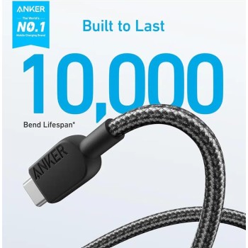 Anker Mobile Cable USB-A to USB-C 0.9m 322 Black