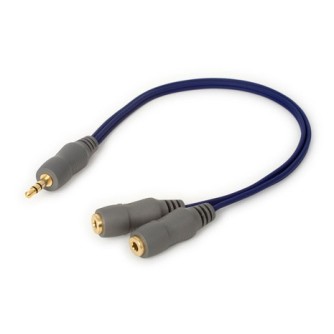 Techlink WiresNX 3.5mm to 2x3.5mm skts 0.3m 690020 Techlink WiresNX 3.5mm to 2x3.5mm skts 0.3m 690020