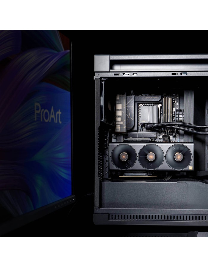 ASUS CPU Liquid Cooler ProArt Triple Alphacool Apex Stealth Triple Fans Illuminated System Status Meter LC 360 Black ASUS CPU Liquid Cooler ProArt Triple Alphacool Apex Stealth Triple Fans Illuminated System Status Meter LC 360 Black