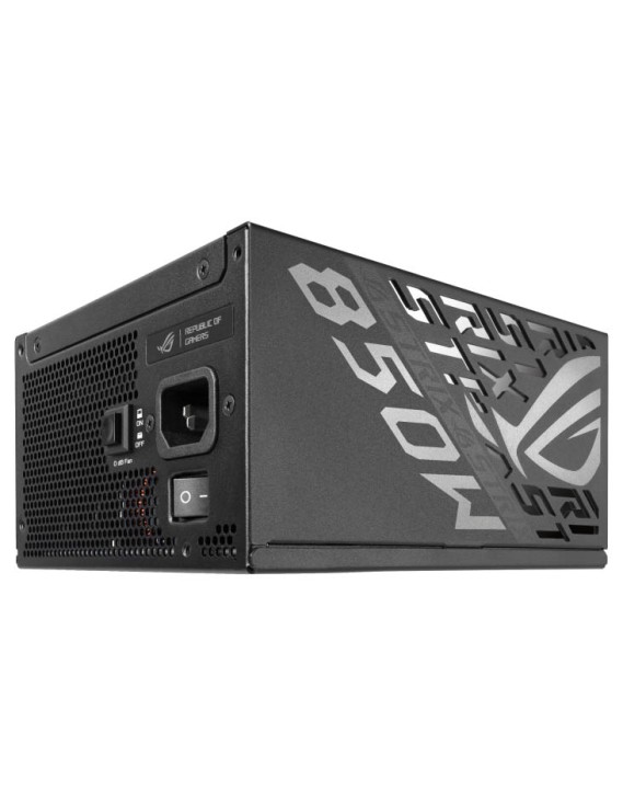 ASUS Power Supply ROG STRIX 80 PLUS Platinum Fully Modular ATX 3.1 PCIe 5.1 GaN MOSFETs Intelligent Voltage Stabilizer 850W Platinum Black ASUS Power Supply ROG STRIX 80 PLUS Platinum Fully Modular ATX 3.1 PCIe 5.1 GaN MOSFETs Intelligent Voltage Stabilizer 850W Platinum Black