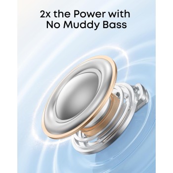 Anker Soundcore TWS Earphones R60i NC HiRes Audio , Translation Earbuds, 50H Playtime White