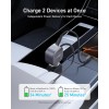 Anker Mobile Charger Car 75W with Built-In Retractable USB-C Cable