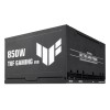 ASUS Power Supply TUF Gaming 80 PLUS Gold Fully Modular ATX 3.1 PCIe 5.1 Military Grade 850W Gold EVO Black