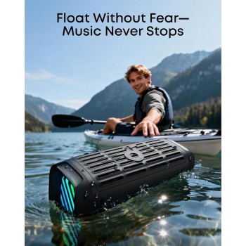 Anker Soundcore Speaker Boom 3i ,IP68 Waterproof, Floating Playback, Saltwater-Resistant, Bluetooth 5.3  Black