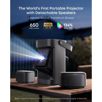 Anker Nebula PX P1 Mini Portable Android 1080p Projector 650 ANSI