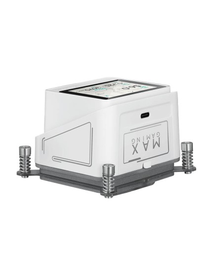 ASUS CPU Liquid Cooler MAX Gaming Triple Daisy-Chained Fans 2.4" IPS Display LC 360 ARGB LCD White ASUS CPU Liquid Cooler MAX Gaming Triple Daisy-Chained Fans 2.4" IPS Display LC 360 ARGB LCD White