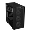 ASUS PC Case Gaming mATX Mesh Front Panel Tempered Glass Side Window 4x Pre-Installed ARGB Fans A21 PLUS Black