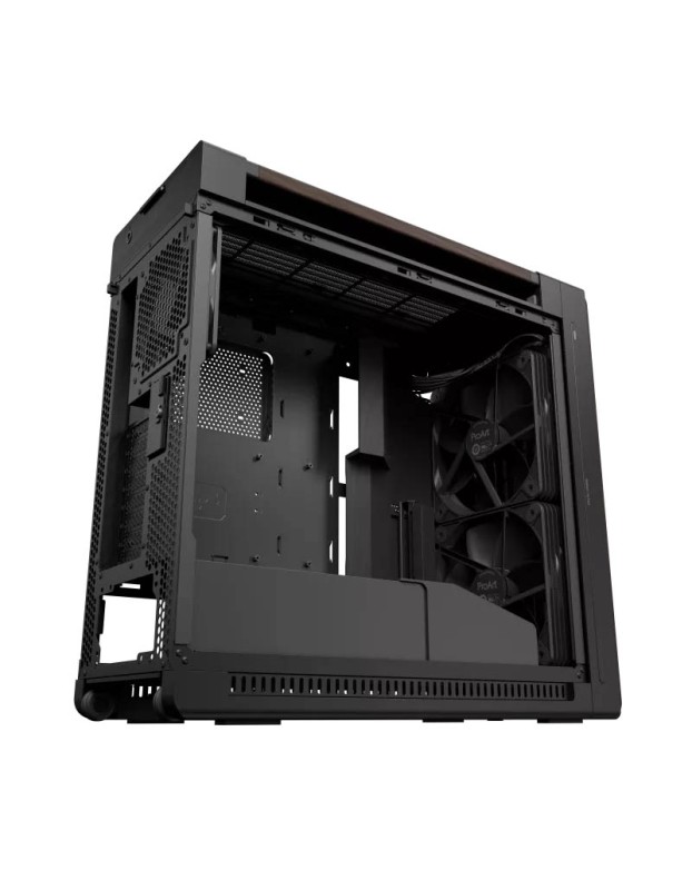 ASUS PC Case ProArt ATX Walnut Wood Front Panel Tempered Glass Side Panel 3x Pre-Installed Fans IR Dust Indicator Type-C PA602 Wood Edition Modern Black TG ASUS PC Case ProArt ATX Walnut Wood Front Panel Tempered Glass Side Panel 3x Pre-Installed Fans IR Dust Indicator Type-C PA602 Wood Edition Modern Black TG