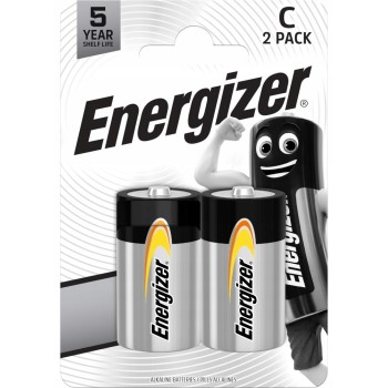 Energizer Batteries Alkaline C (2pcs) Alkaline Everyday