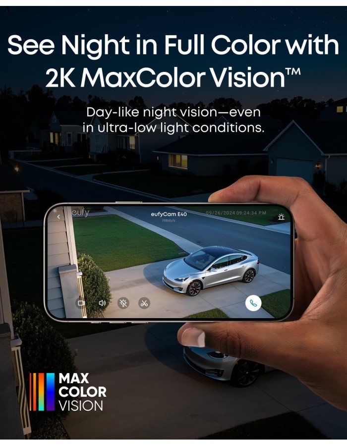 Anker Eufy Security Camera Kit E40 1 x 2K Bullet + Solar Addon Anker Eufy Security Camera Kit E40 1 x 2K Bullet + Solar Addon