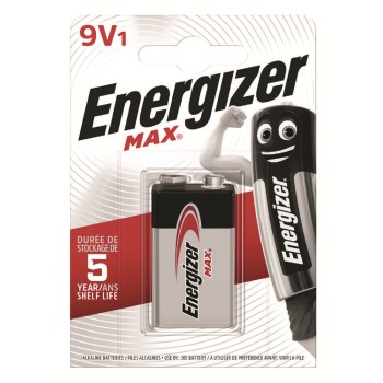 Energizer Batteries Alkaline 9V (1pc) Alkaline MAX