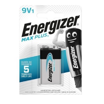 Energizer Batteries Alkaline 9V (1pc) Alkaline MAX Plus