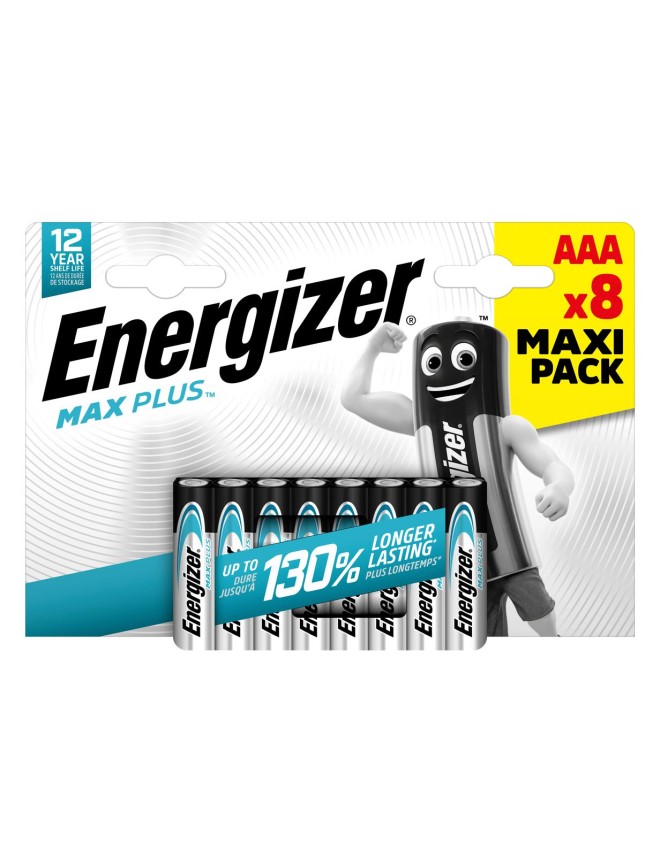 Energizer Batteries Alkaline AAA (8pcs) Alkaline MAX Plus