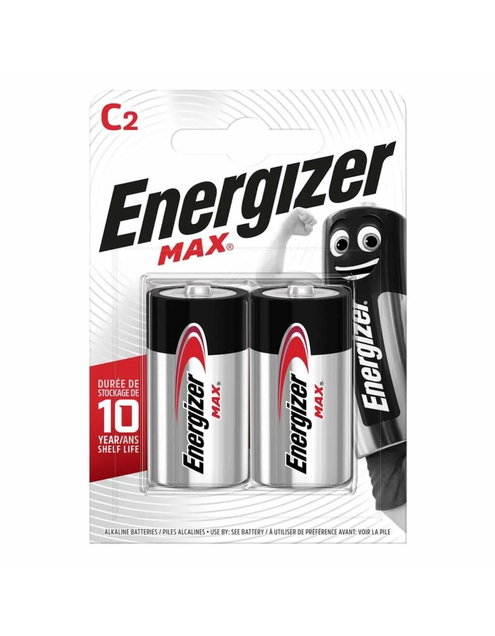 Energizer Batteries Alkaline C (2pcs) Alkaline MAX