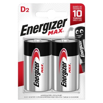 Energizer Batteries Alkaline D (2pcs) Alkaline MAX Energizer Batteries Alkaline D (2pcs) Alkaline MAX