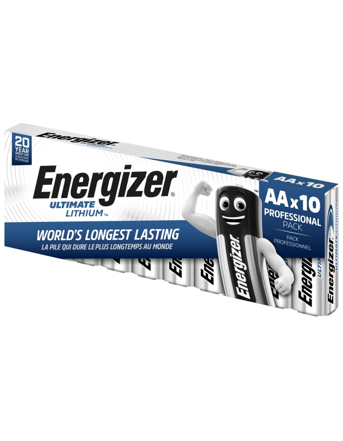 Energizer Batteries Lithium AA (10pcs) Ultimate Lithium