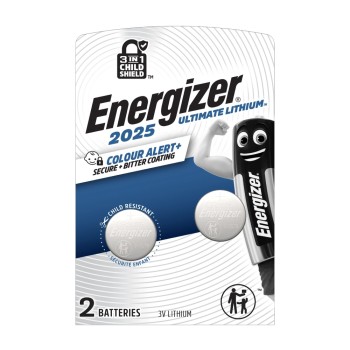 Energizer Batteries Lithium CR2025 (2pcs) Ultimate Lithium