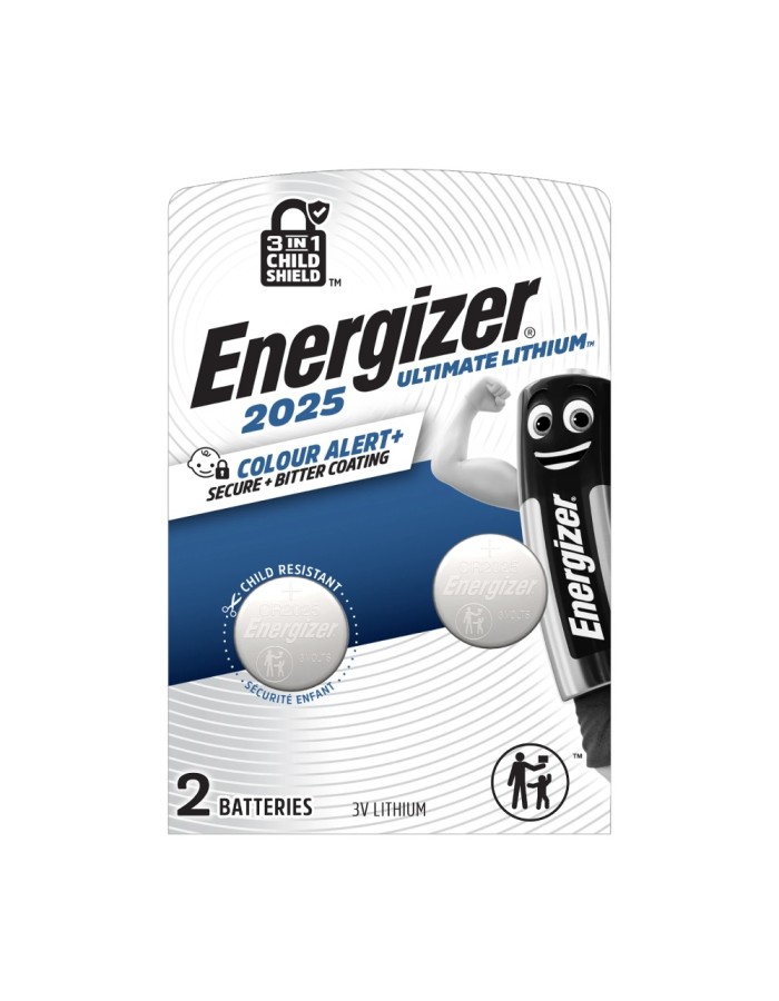 Energizer Batteries Lithium CR2025 (2pcs) Ultimate Lithium